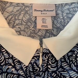 Tommy Bahama golf polo 1/2 zip Top Size L